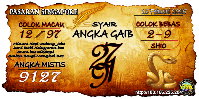 Prediksi Togel Singapore Sabtu 22 Februari 2025