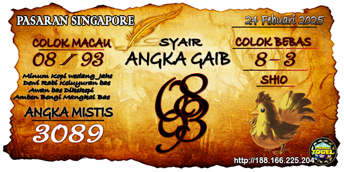 Prediksi Togel Singapore Senin 24 Februari 2025