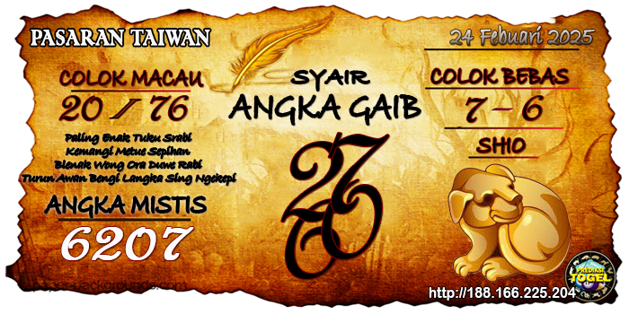 Prediksi Togel Taiwan Senin 24 Februari 2025