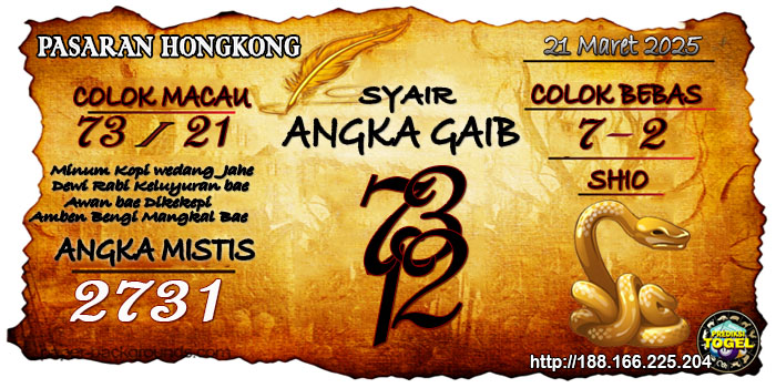 Prediksi Togel Hongkong Jumat 21 Maret 2025