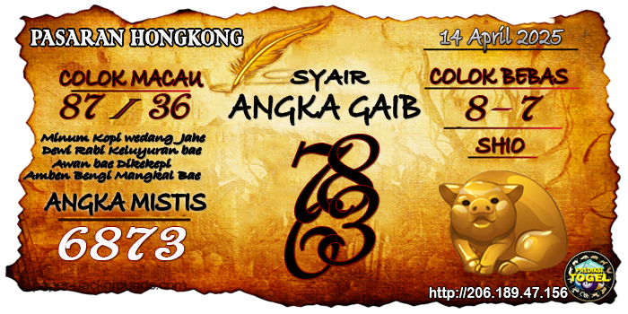 Prediksi Togel Hongkong Senin 14 April 2025