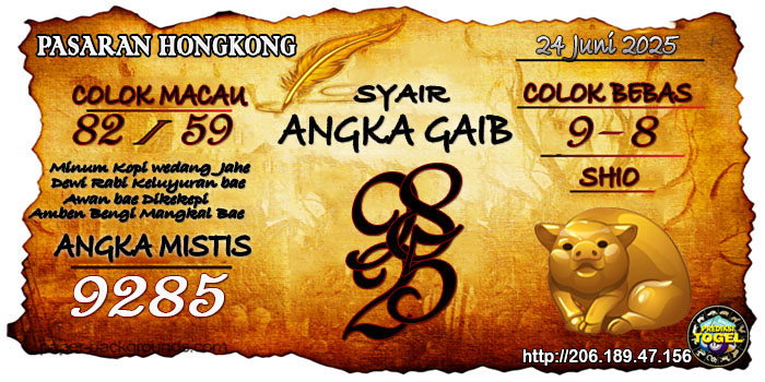 Prediksi Togel Hongkong Selasa 24 Juni 2025
