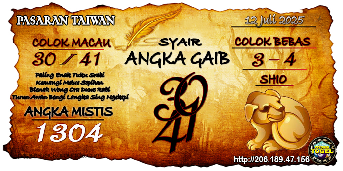 Prediksi Togel Taiwan Sabtu 12 Juli 2025