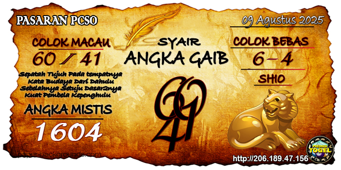Prediksi Togel Pcso Sabtu 9 Agustus 2025