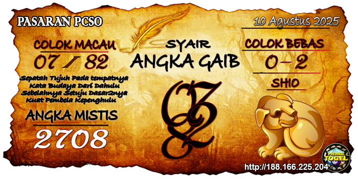 Prediksi Togel Pcso Minggu 10 Agustus 2025