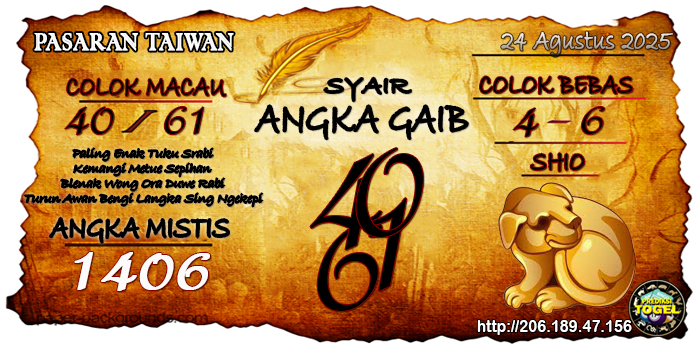 Prediksi Togel Taiwan Minggu 24 Agustus 2025