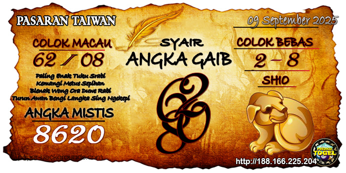 Prediksi Togel Taiwan Selasa 9 September 2025